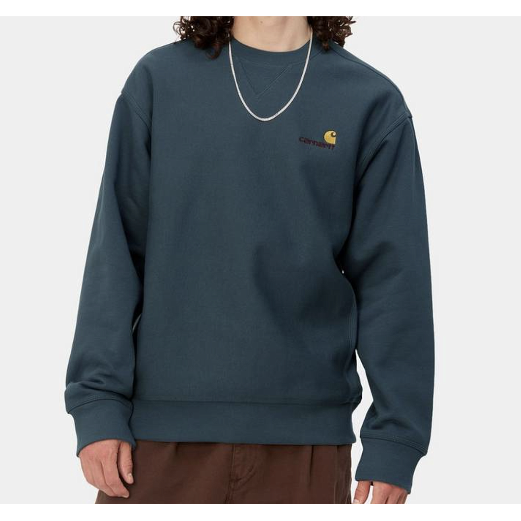 Sudadera Carhartt WIP American Script - Ore