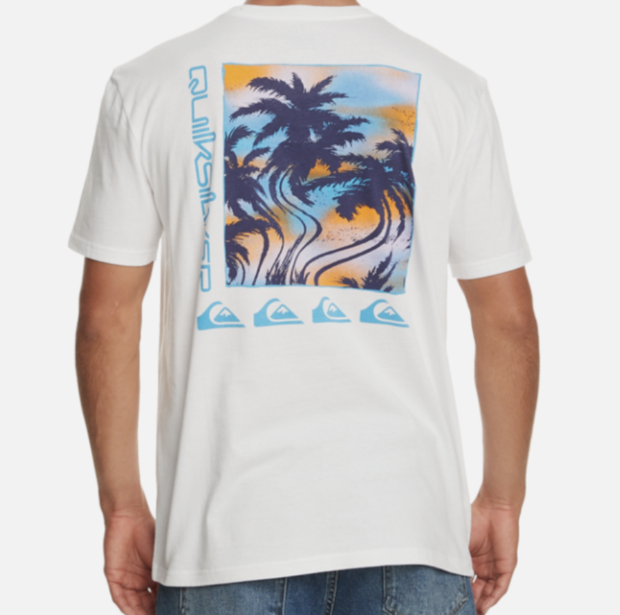 Camiseta Quiksilver Poster - White