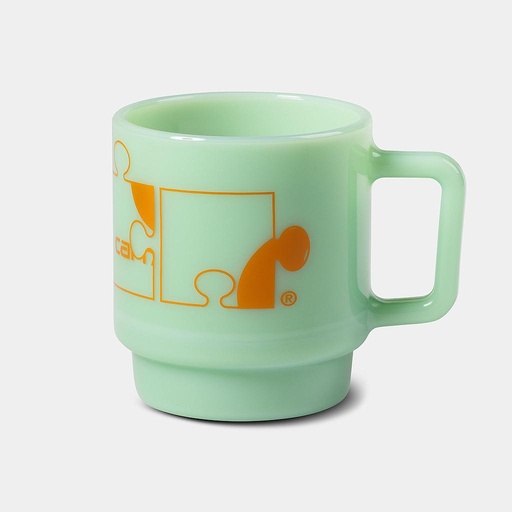 Taza Carhartt Assemble Glass Mug - Jade / Orange