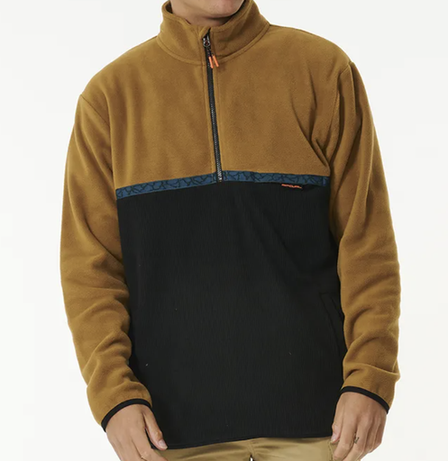 Polar Rip Curl Journey Fleece Crew - Black