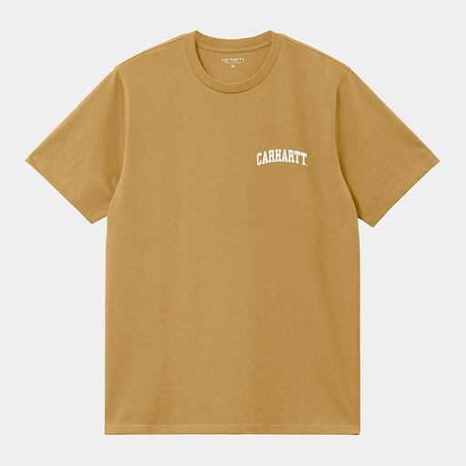 Camiseta Carhartt Wip University Script - Bourbon