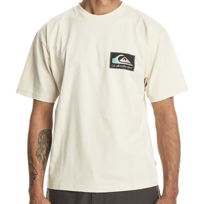 Camiseta Quiksilver Backflash - White/Natural