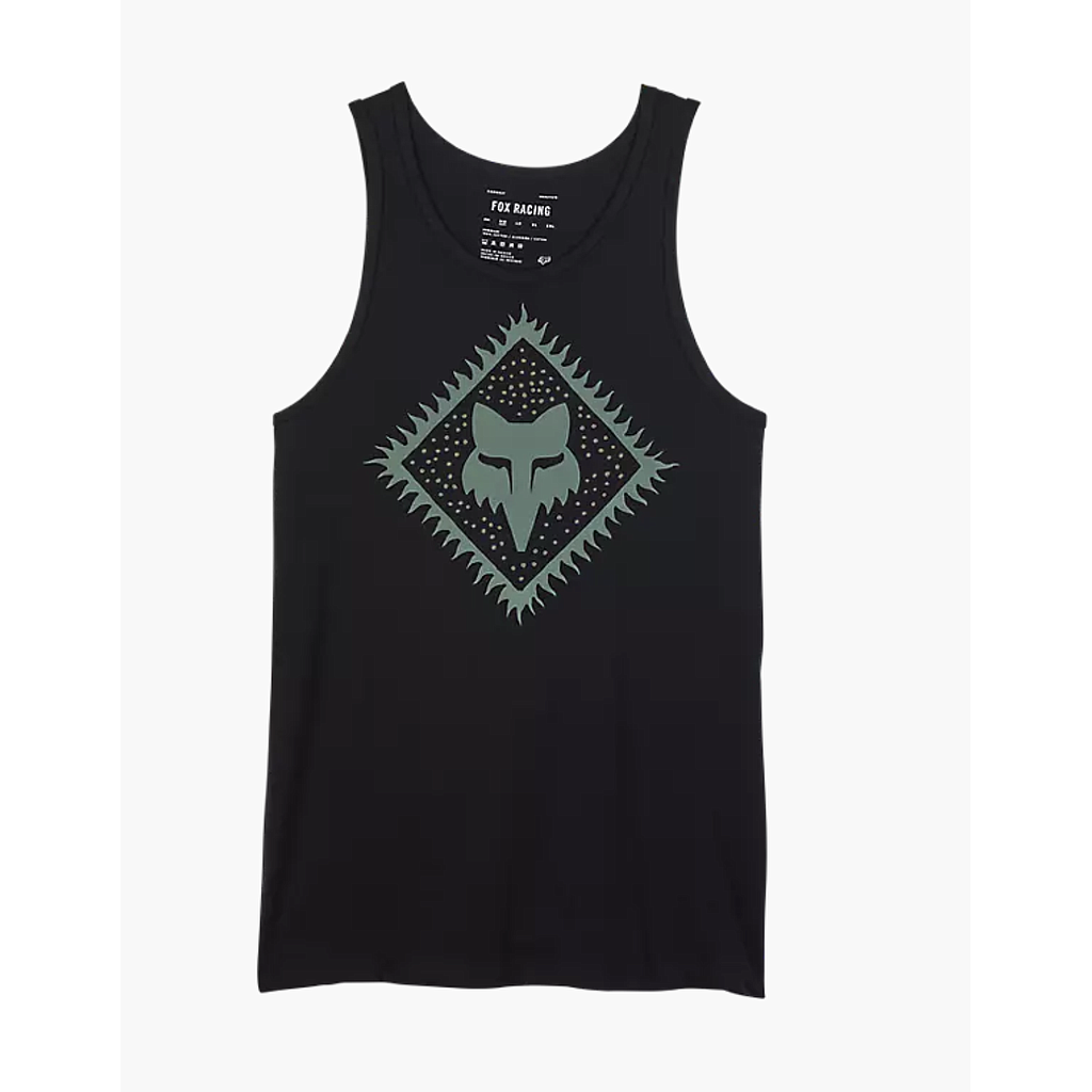 Camiseta Fox Leo Premium Tank - Black