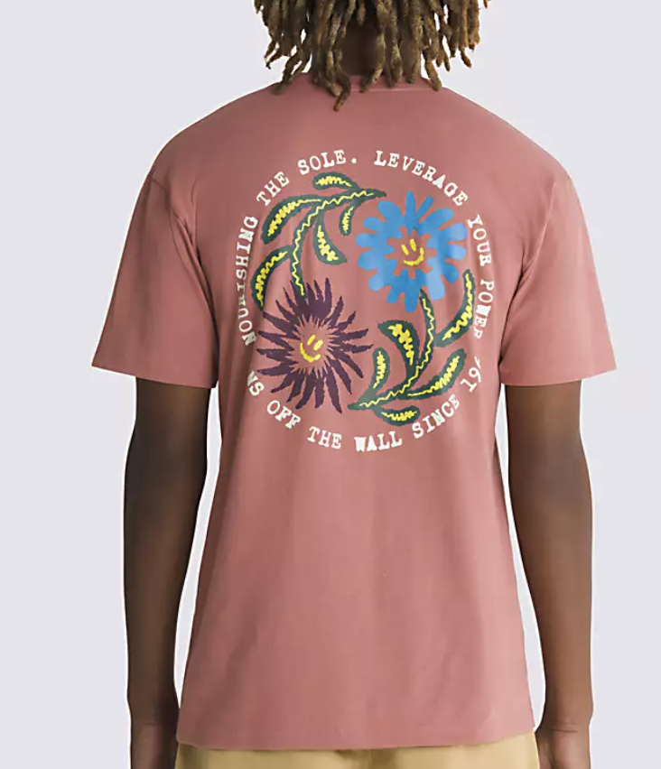 Camiseta Vans Dual Bloom - Whithered Rose