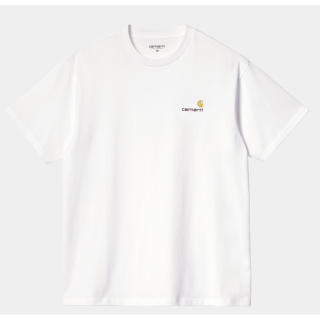 Camiseta Carhartt WIP American Script - White