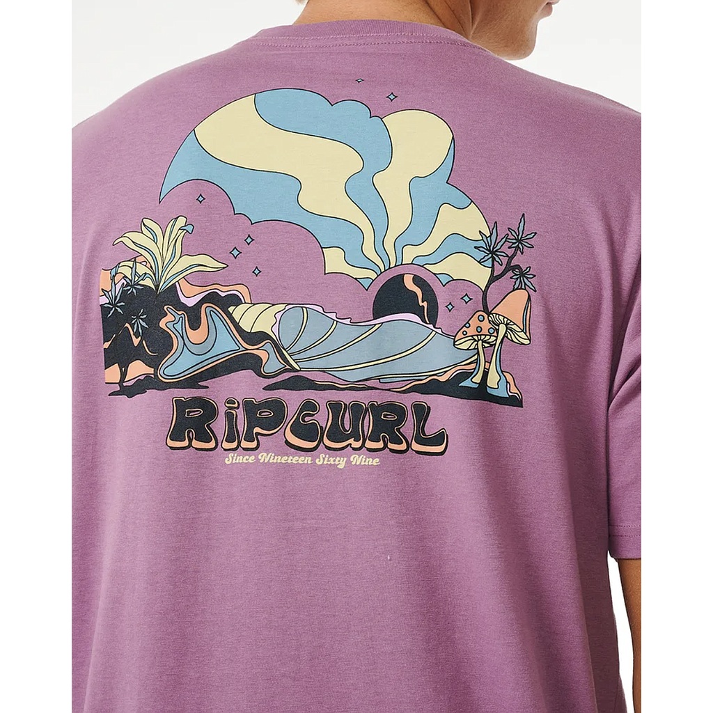 Camiseta Rip Curl Mason Pipeline - Dusty Purple