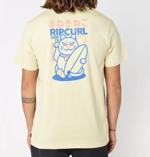 Camiseta Rip Curl Desti Animals - Vintage Yellow