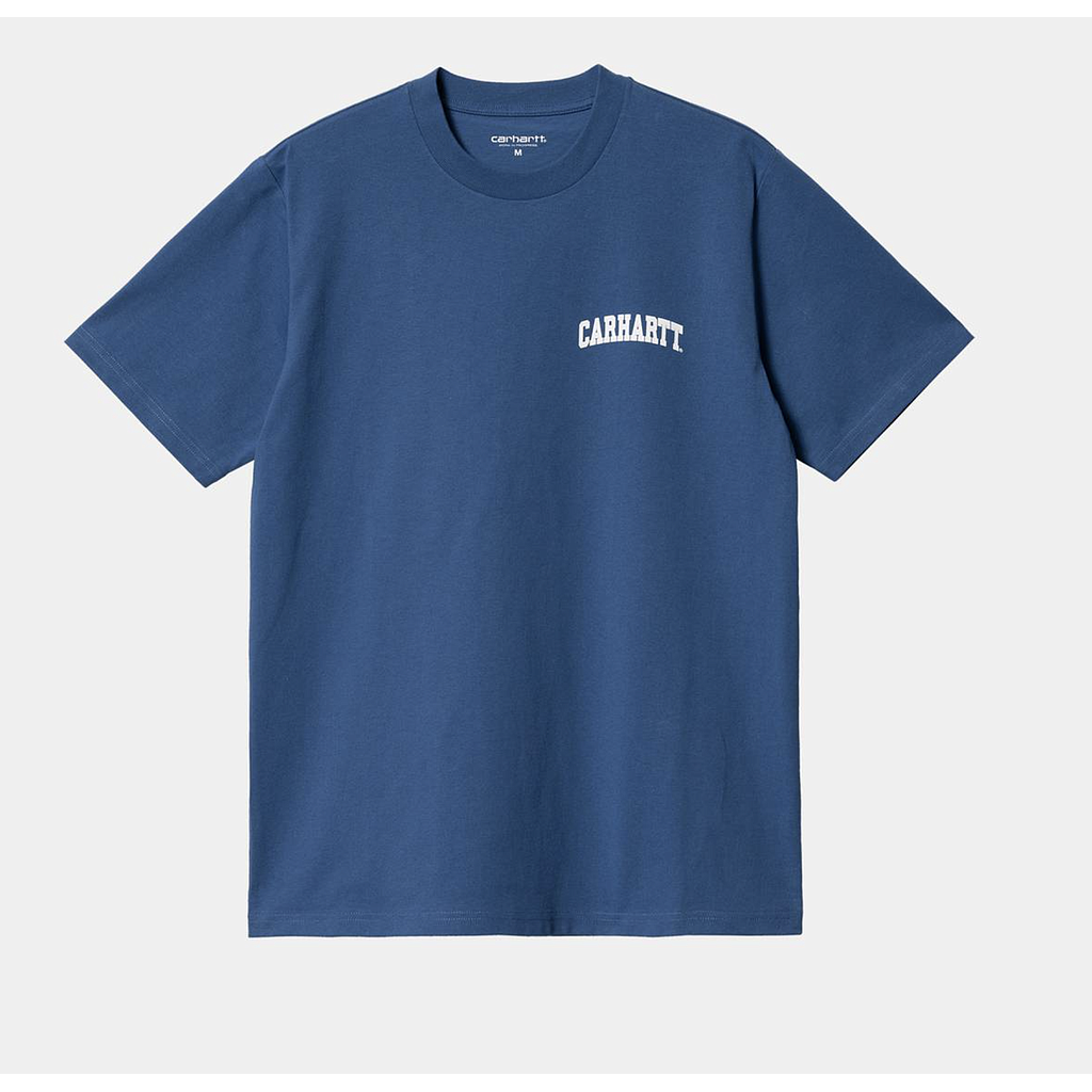 Camiseta Carhartt Wip University Script - Elder / White