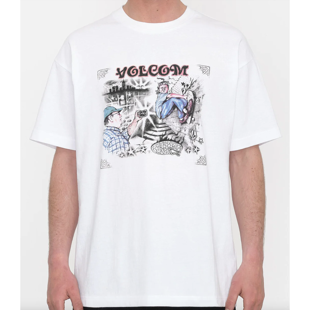 Camiseta Volcom Street Keutchi - White