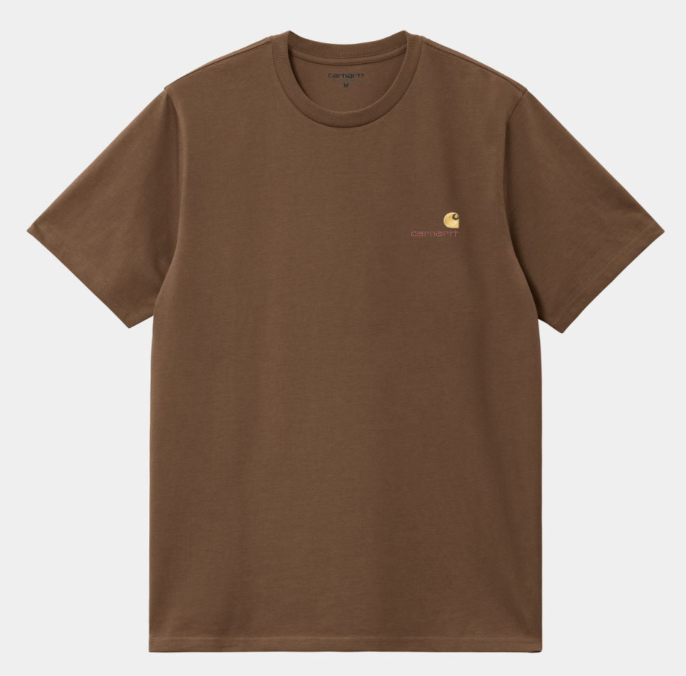 Camiseta Carhartt WIP American Script - Lumber