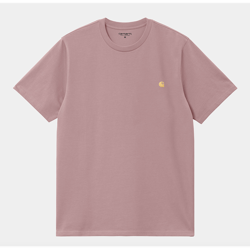 Camiseta Carhartt WIP Chase - Glassy Pink/Gold