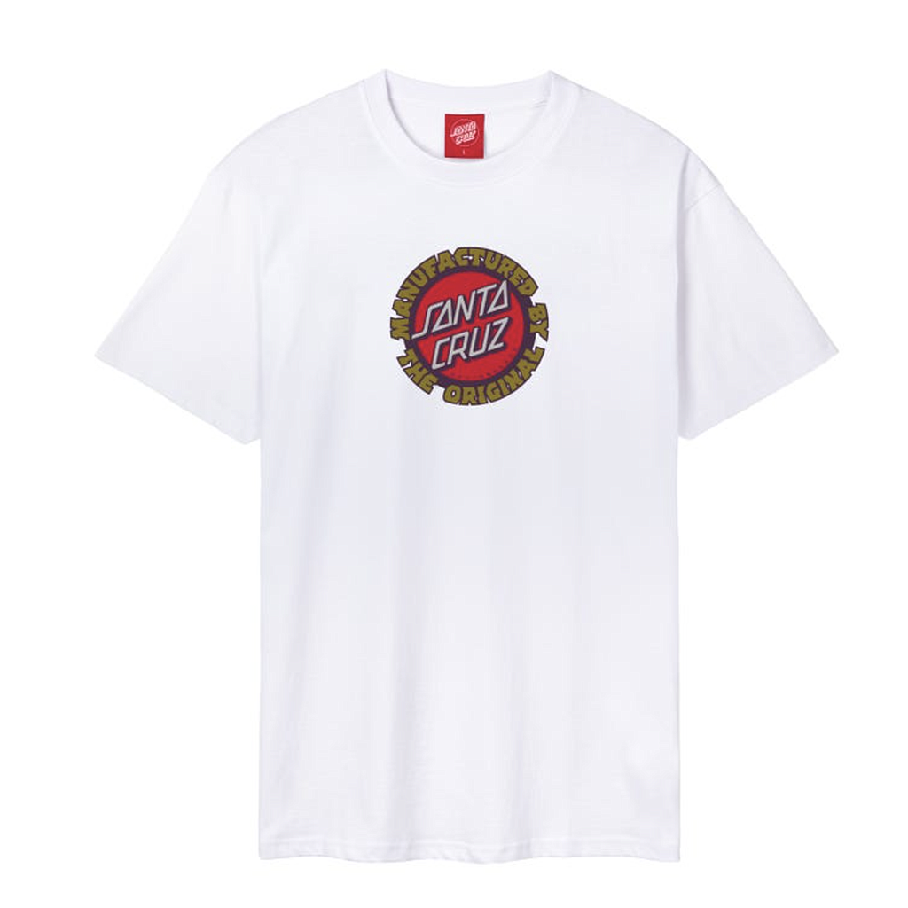 Camiseta Santa Cruz Speed MFG Dot Front - White