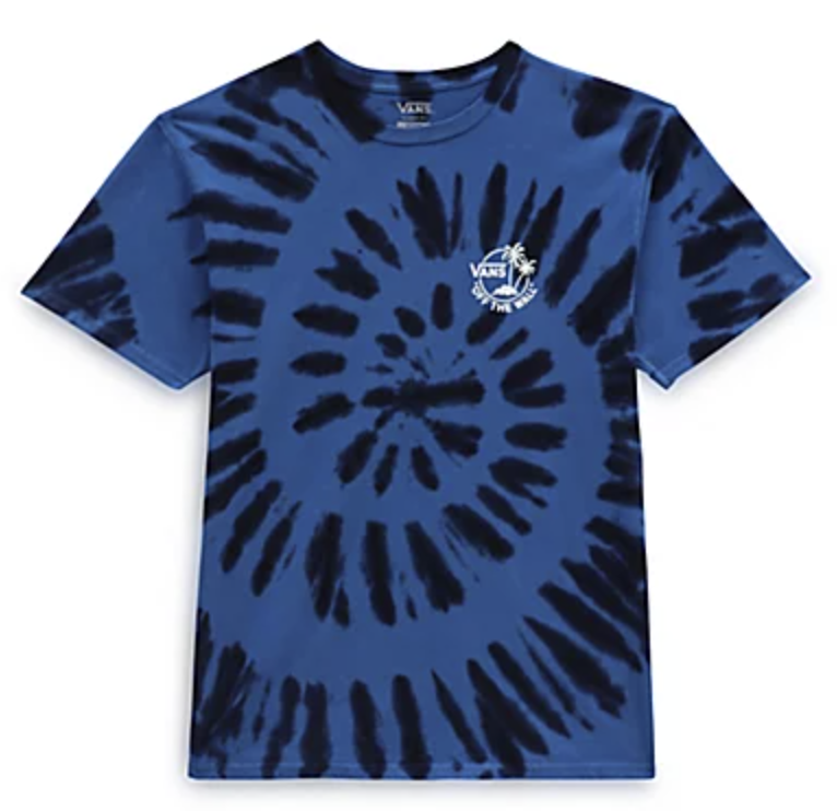 Camiseta Vans Off The Wall Mini Dual Palm - Blue