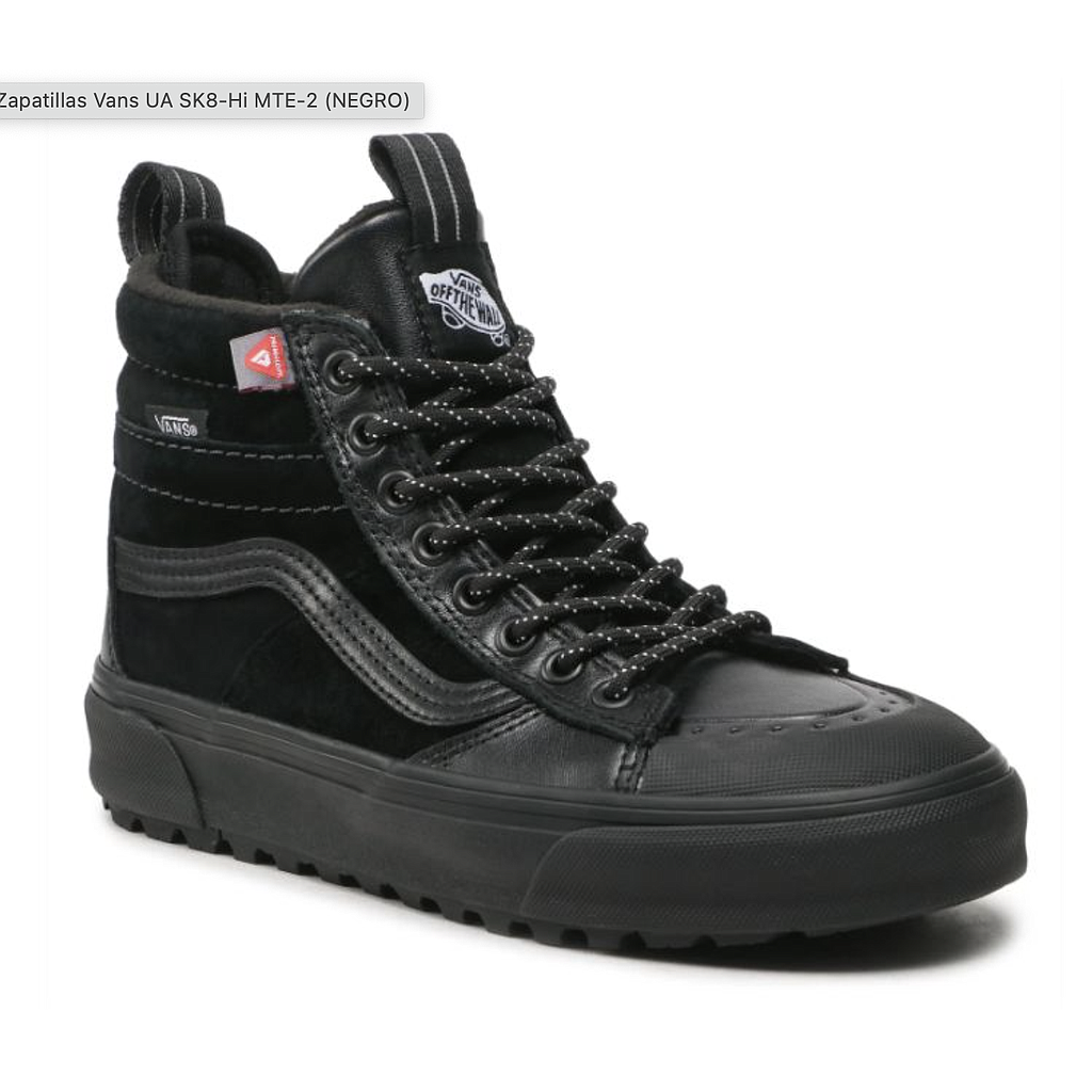 Zapatillas Vans UA Sk8-Hi MTE-2-Black/Black