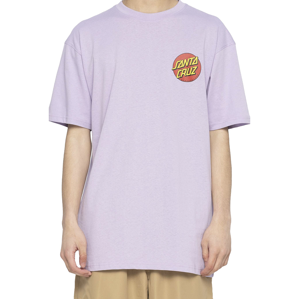 Camiseta Santa Cruz Classic Dot Chest - Digital Lavender