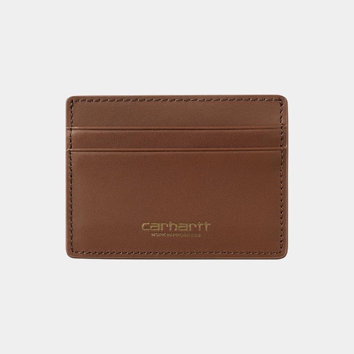 Tarjetero Carhartt WIP Vegas - Cognac/Gold