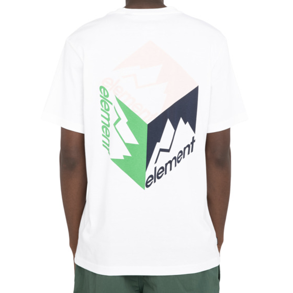 Camiseta Element Joint Cube - Optic White