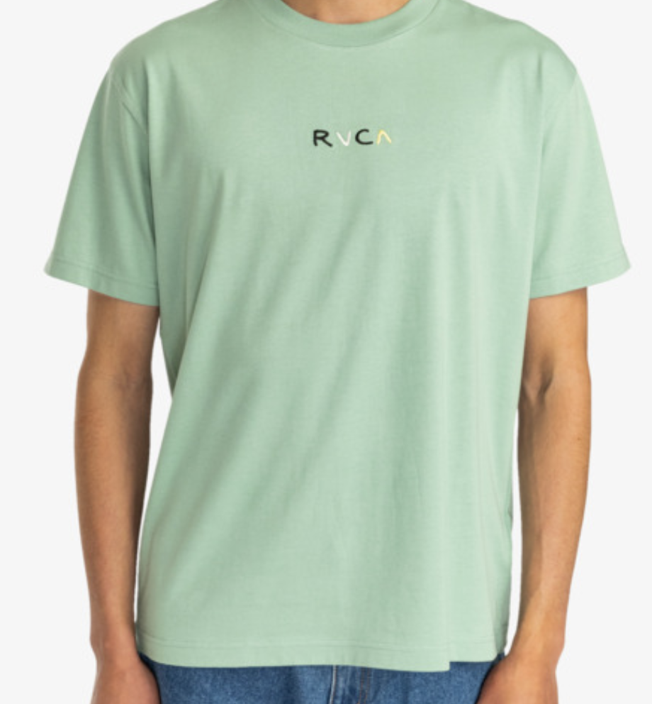 Camiseta RVCA Flower Skull - Green Haze