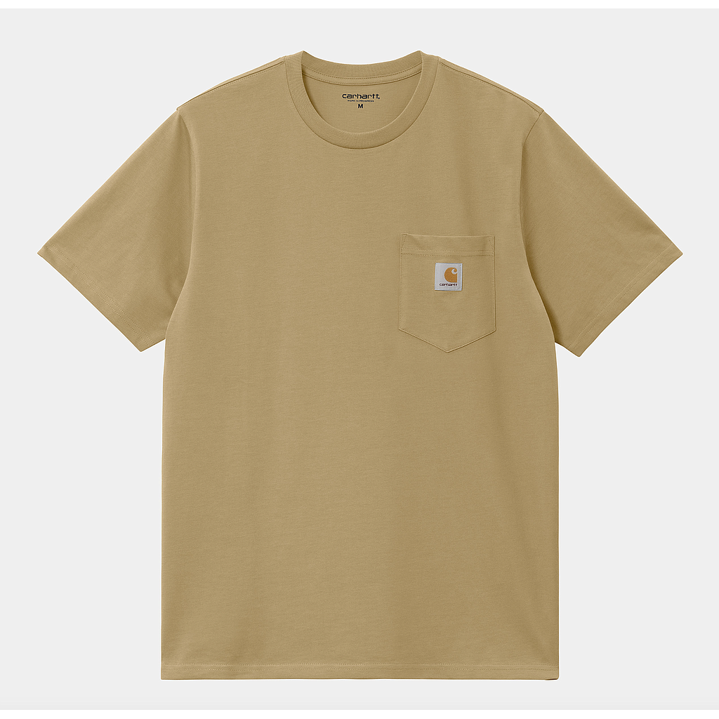 Camiseta Carhartt WIP Pocket - Agate