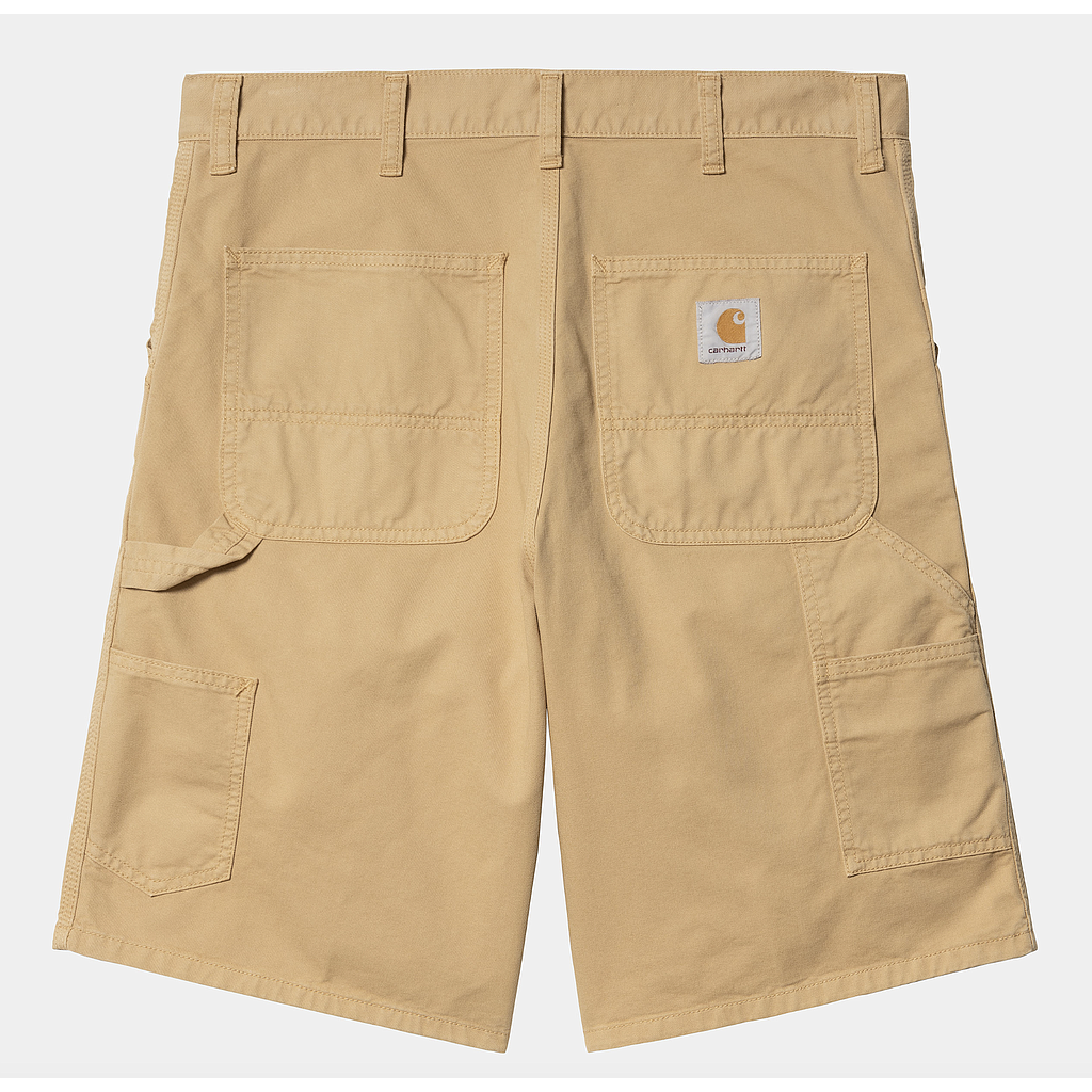 Pantalón Corto Carhartt WIP Single Knee - Bourbon (Garment Dyed)