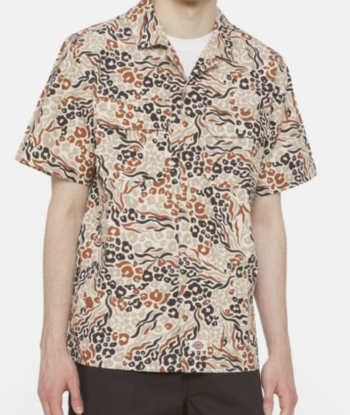 Camisa Dickies Saltville - Red Camo