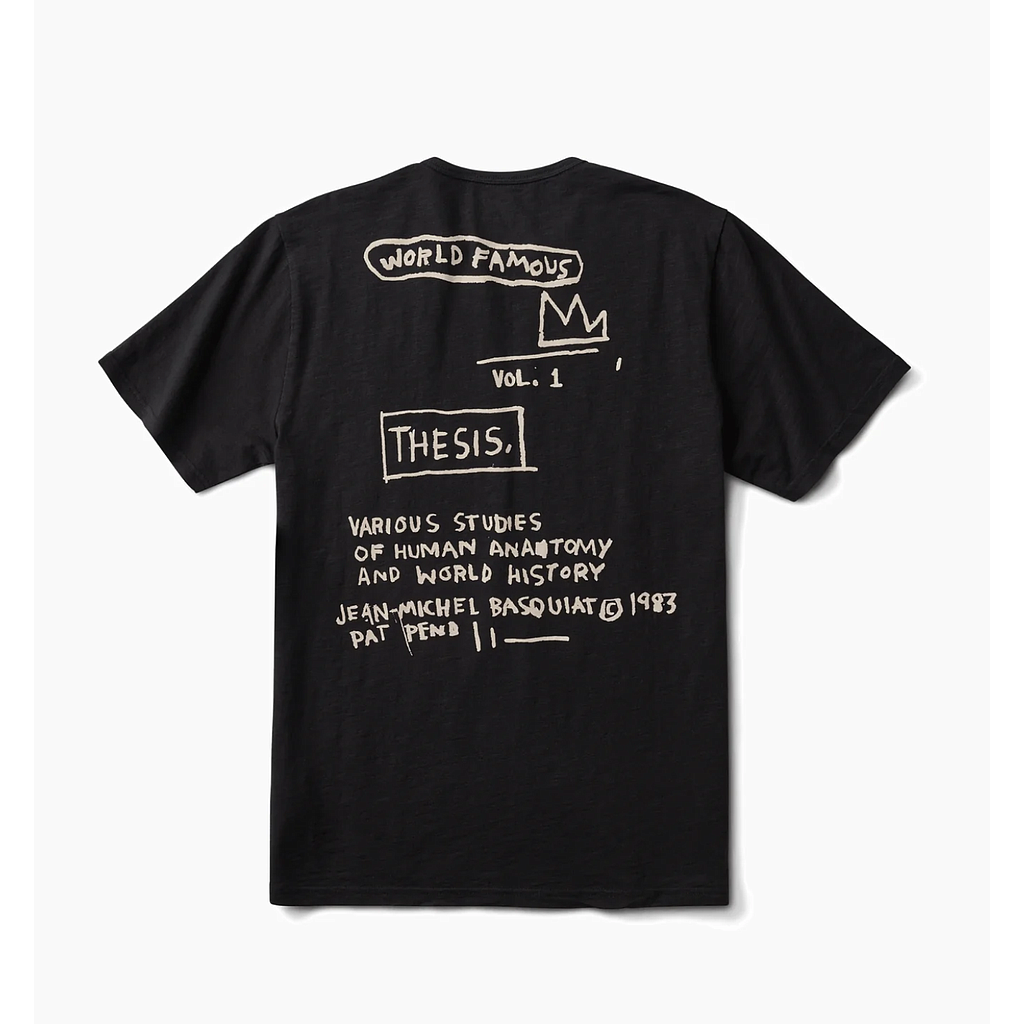 Camiseta Roark Basquiat Thesis - Black