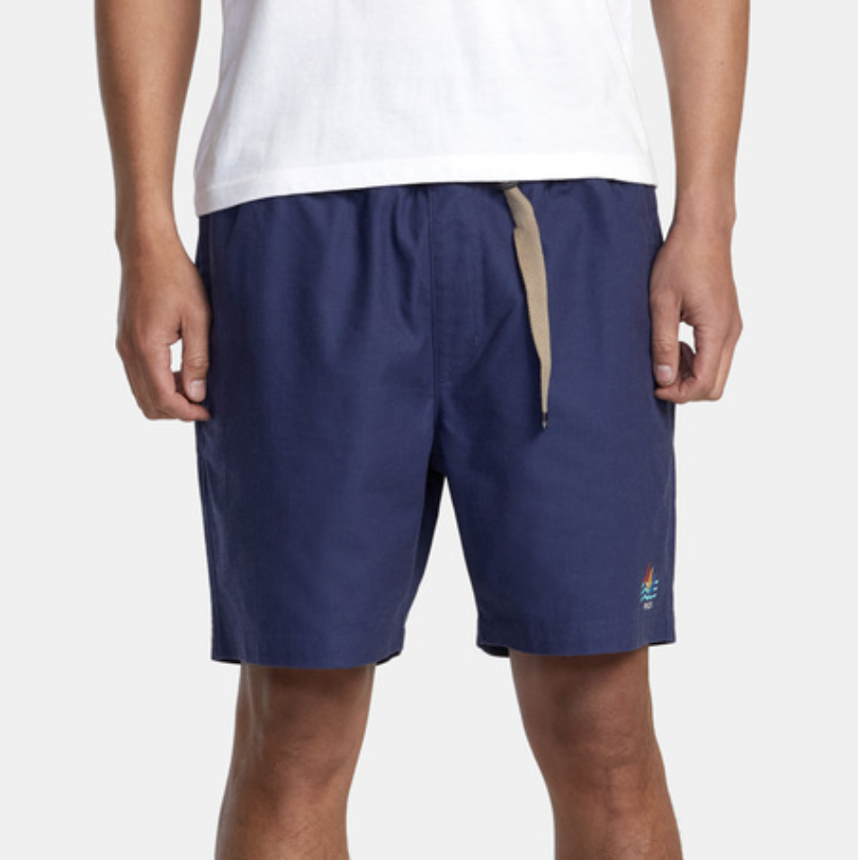 Short Rvca Civic Range - Ocean Navy