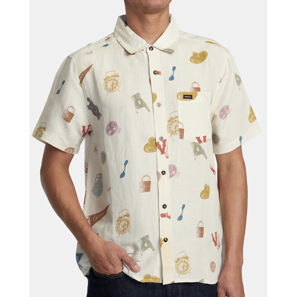 Camisa RVCA Artifacts - Natural