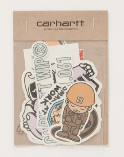 [I029875_Multicolor_(FW24)] Pegatinas Pack 10 un. Carhartt WIP Sticker Bag - Multicolor