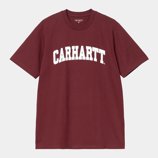 [I034851_Malbec_/_White] Camiseta Carhartt WIP University - Malbec/White