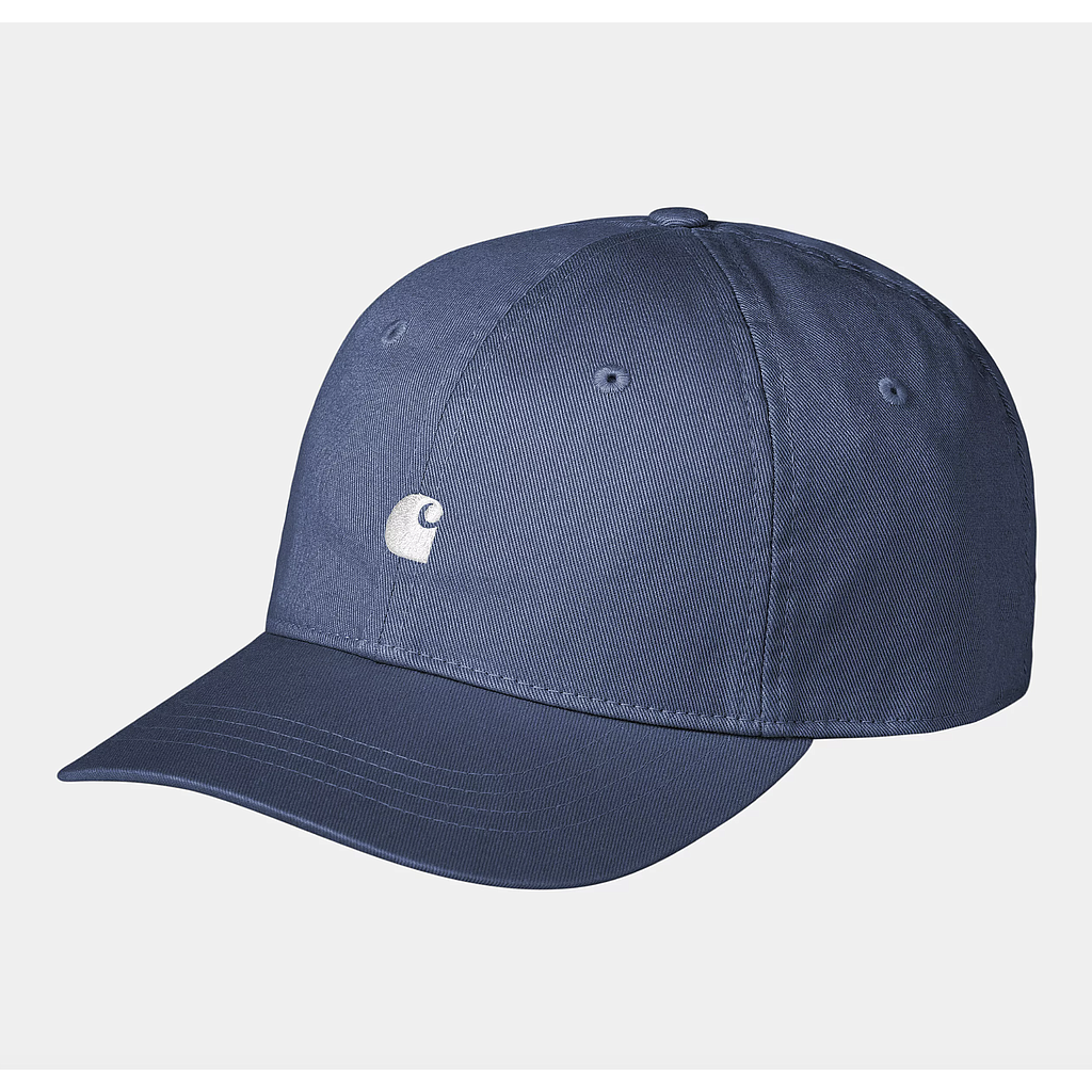 Gorra Carhartt WIP Madison Logo -Blue Iris/White