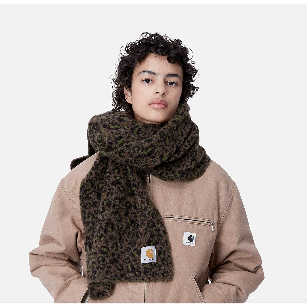 Bufanda Carhartt WIP Palmer - Camo Leo Jacquard/Tamarind