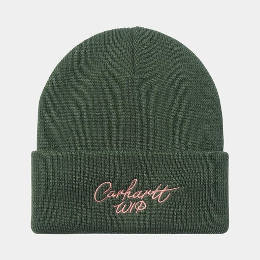 [I033844_Sycamore_Tree_/_Dusty_Rose] Gorro Carhartt WIP Signature Beanie - Sycamore Tree/Dusty Rose