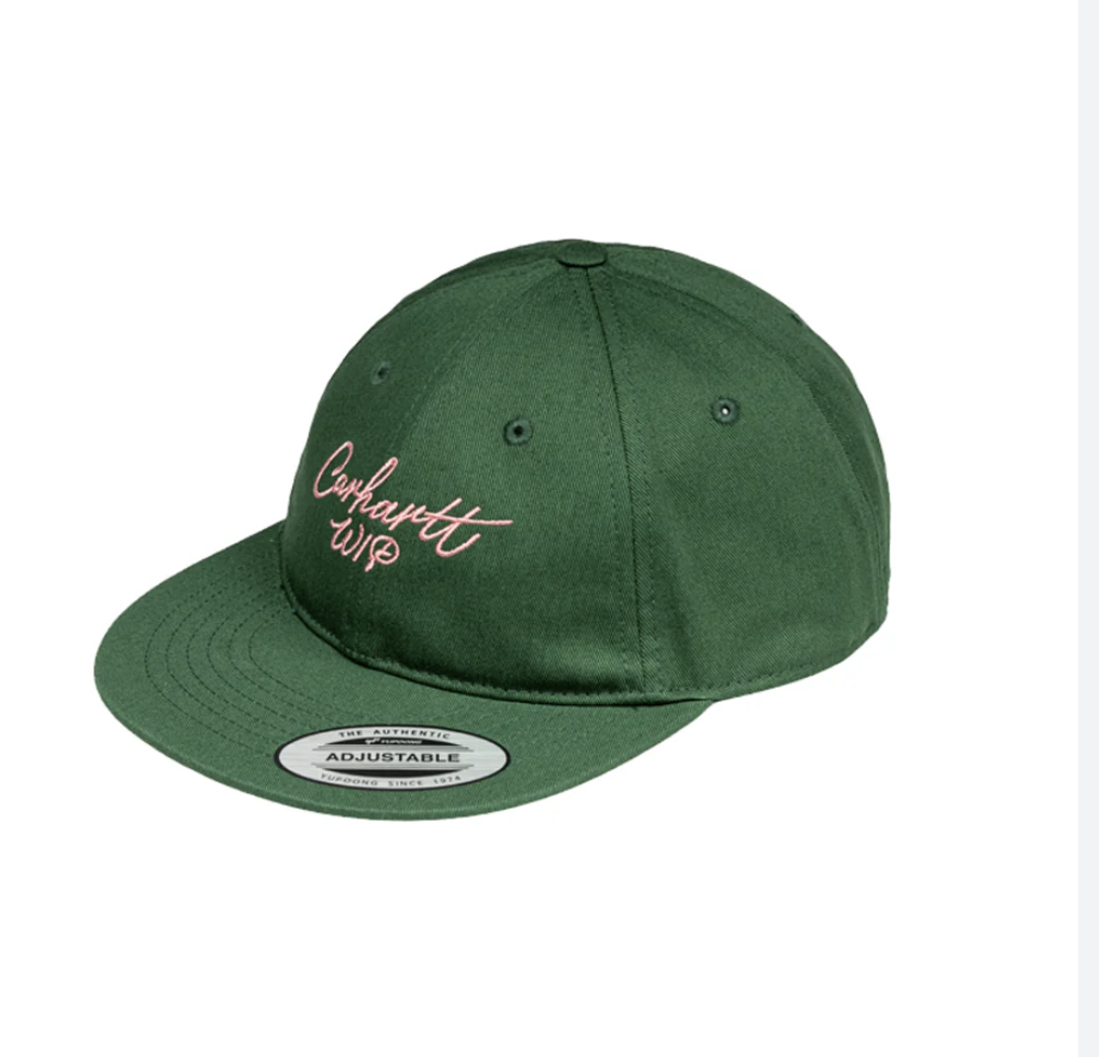 Gorra Carhartt WIP Signature - Sycamore Tree/Dusty Rose