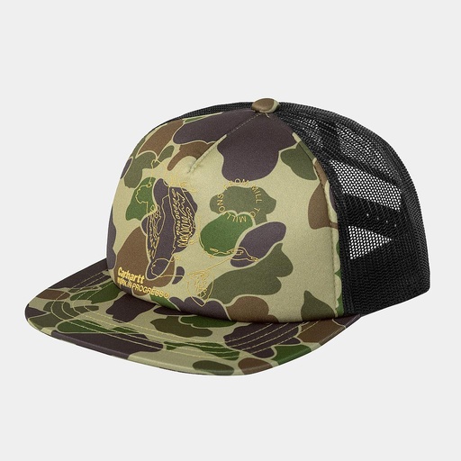 [I034047_Camo_Duck,_Green] Gorra Carhartt WIP Flying Ducks - Camo Duck/Green
