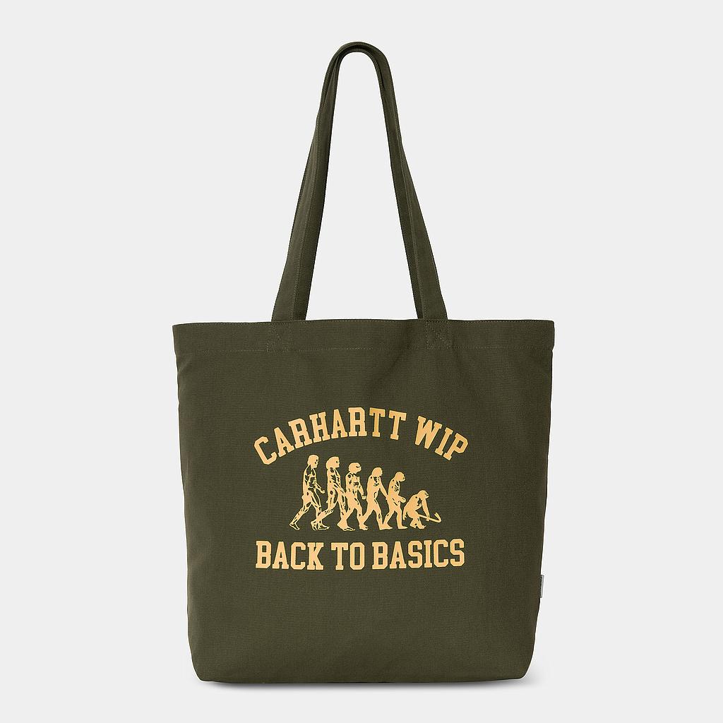 Bolso Tote Carhartt WIP Canvas Graphic - Basics Print/Office Green