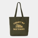 Bolso Tote Carhartt WIP Canvas Graphic - Basics Print/Office Green