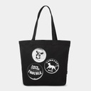 Bolso Tote Carhartt WIP Canvas Graphic - Pins Print/Black