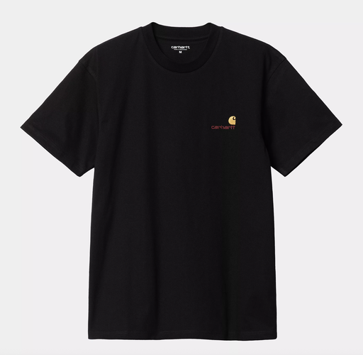 [I029956_Black] Camiseta Carhartt WIP American Script - Black