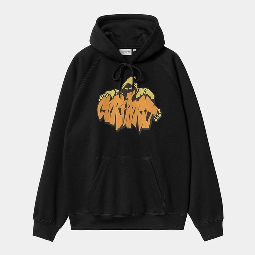 [I033937_Black] Sudadera con Capucha Carhartt WIP Yute - Black