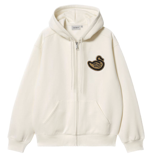 [I033931_Wax] Sudadera Con Cremallera Carhartt WIP Brown Ducks - Wax