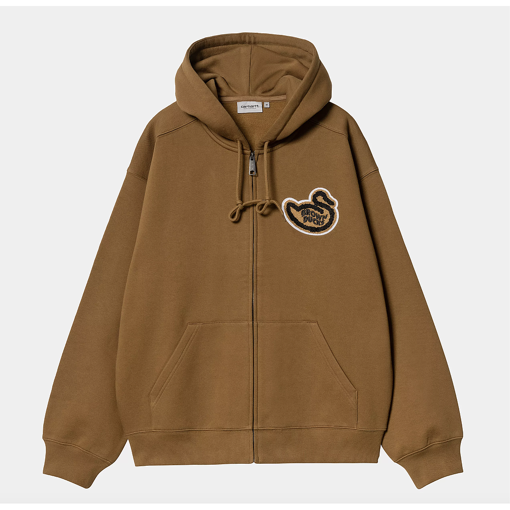 Sudadera Con Cremallera Carhartt WIP Brown Ducks - Hamilton Brown