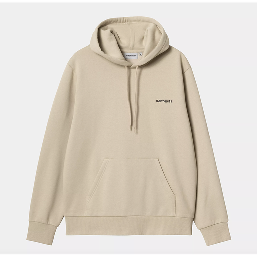 [I033658_Wall_/_Black] Sudadera Con Capucha Carhartt WIP Script Embroidery - Wall/Black