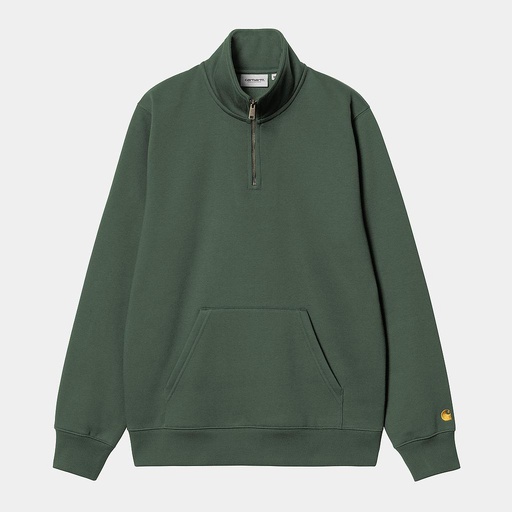 [I033665_Sycamore_Tree_/_Gold] Sudadera con Media Cremallera Chase Neck Zip - Sycamore Tree/Gold