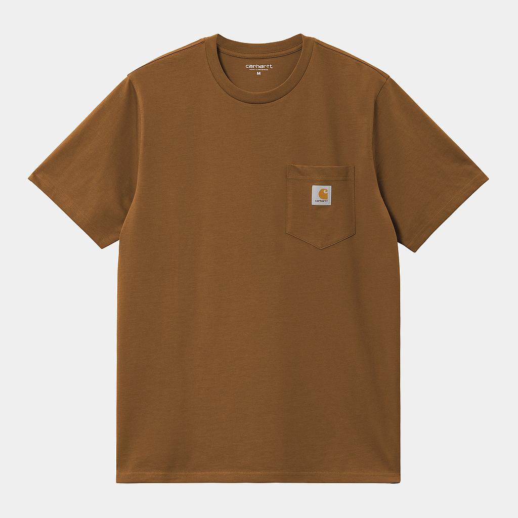 Camiseta Carhartt WIP Pocket - Deep H Brown