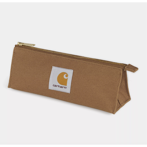 [I034140_Hamilton_Brown] Estuche Carhartt WIP Canvas Pencil Case - Hamilton Brown