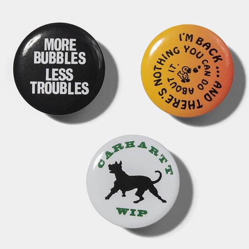 [I034278_Multicolor_(FW24)] Pins Carhartt WIP Badges Set - Multicolor
