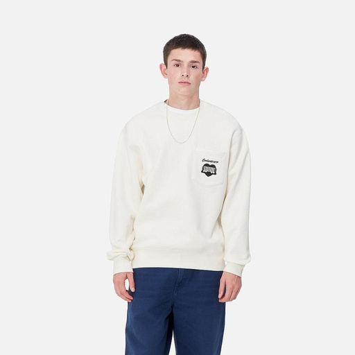 [I033932_Wax] Sudadera Carhartt WIP Heart Train Pocket - Wax
