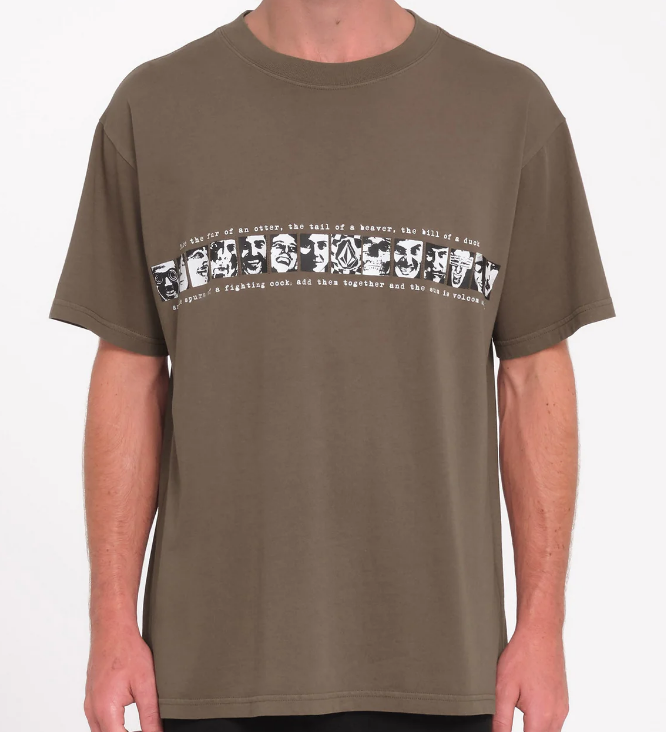 Camiseta Volcom Skate Vitals Remy - Dark Earth