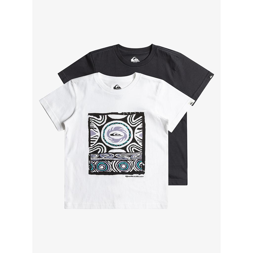 Camiseta Quiksilver Niño Spirit Tribe - White (WBB0)